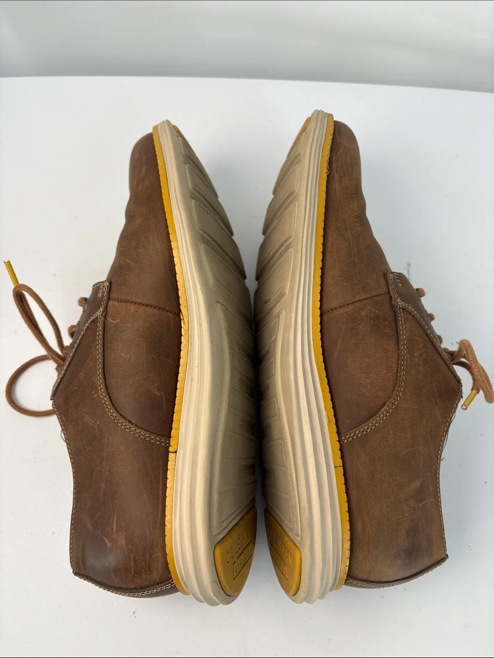 👻 Cole Haan Original Grand Brown Leather  lace up shoes